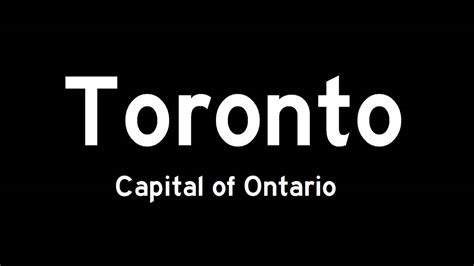 what is the capital of toronto|Toronto summary .